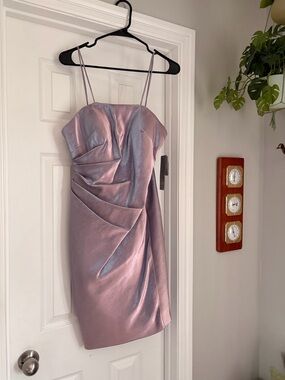 Metallic Lavender Cocktail/Prom Dress - NWT